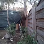 Avec Jardin, Piscine, Sauna, Proche De La Et Du Village Naturiste شقة آجد
